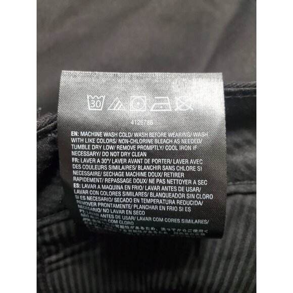 Volcom VMonty Men's Chino Shorts Size 30 Black Stretch Preppy Classic Black Surf - Picture 10 of 11